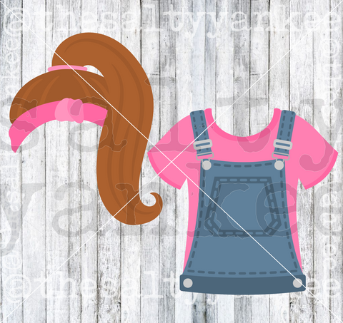 Miss Rachel Attire SVG and PNG File Download