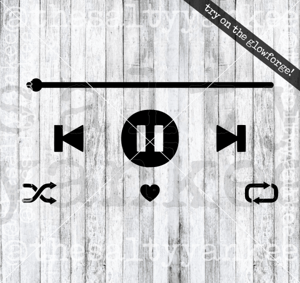 Music Player Controls Svg And Png File Download Downloads