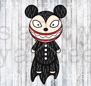 Vampire Teddy Layered SVG and PNG File Download