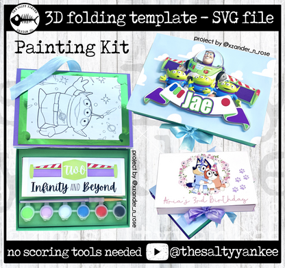 Painting Kit Template - SVG File Download