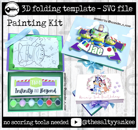 Painting Kit Template - SVG File Download