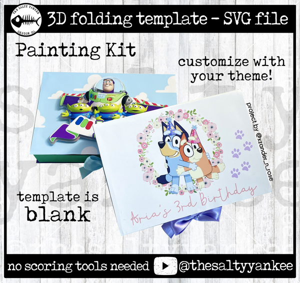 Painting Kit Template - SVG File Download