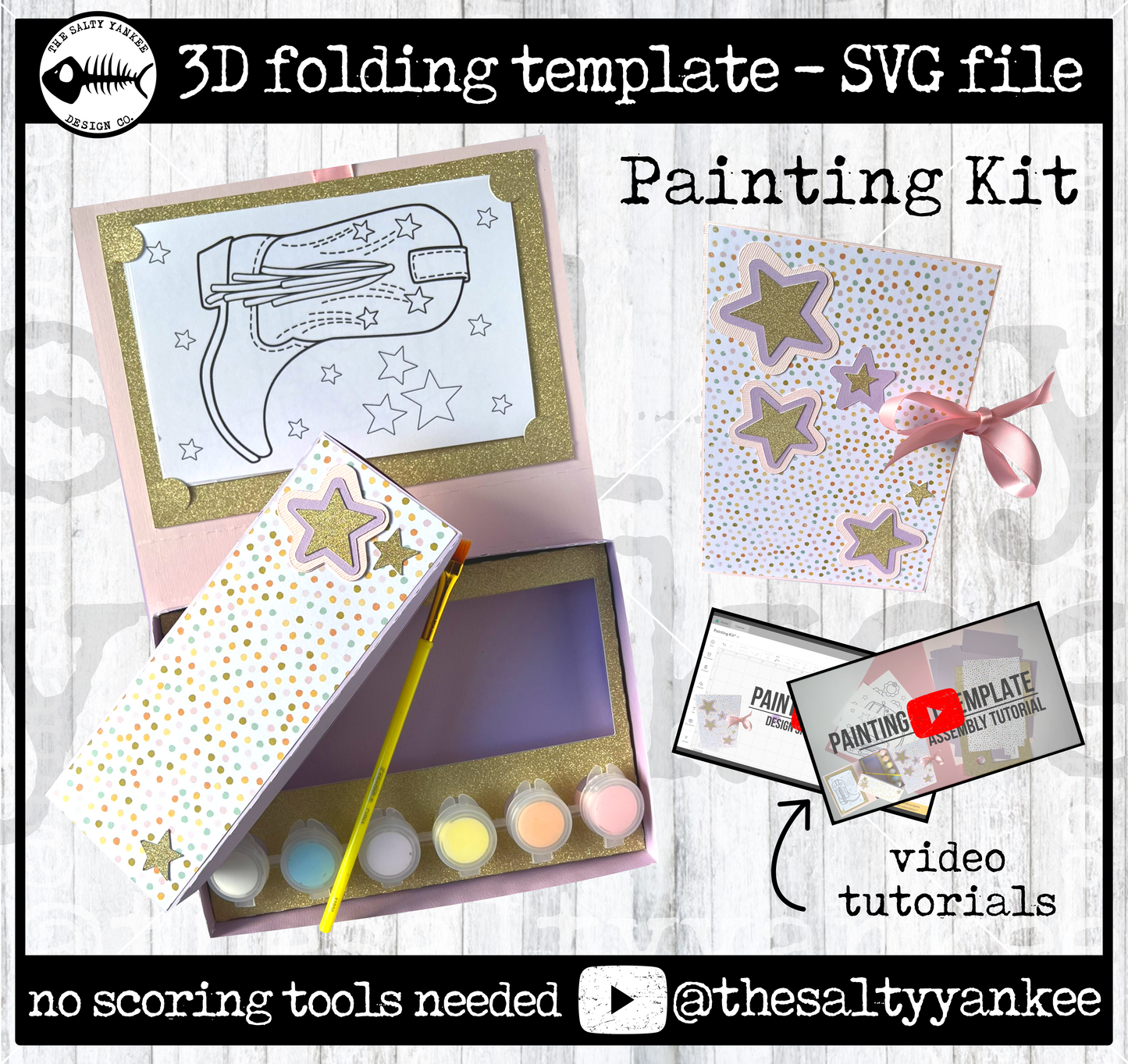 Painting Kit Template - SVG File Download