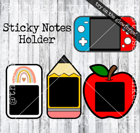 Post It Note Sticky Holders Svg File Download Downloads
