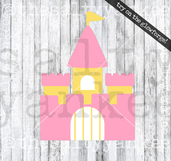 Princess Castle Svg And Png File Download Downloads