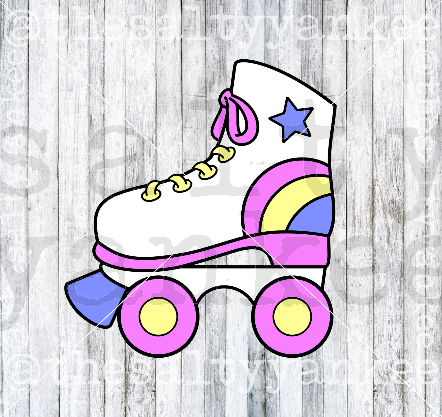 Roller Skate SVG and PNG File Download