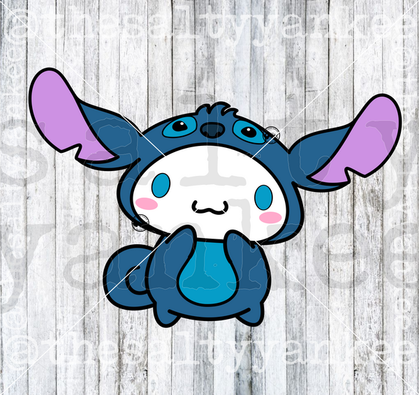 Blue Alien and Kawaii Cutie Costume SVG and PNG File Download