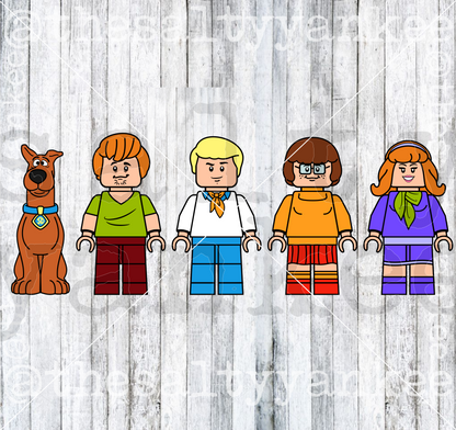Mystery Gang SVG and PNG File Download