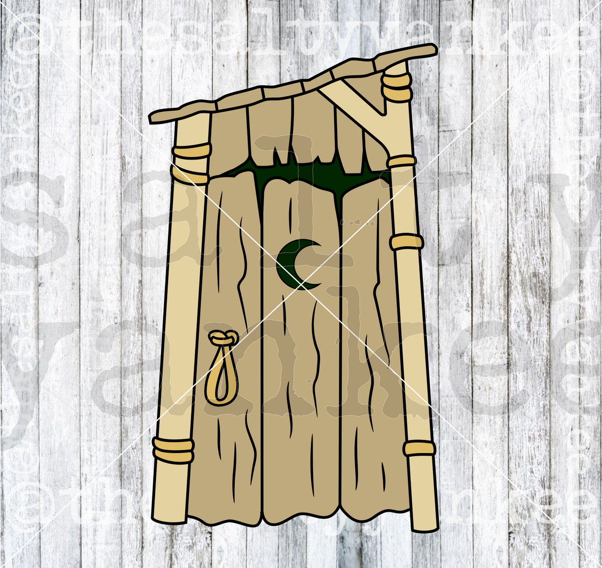 Outhouse SVG and PNG File Download – The Salty Yankee