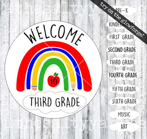 Teacher Sign Welcome To Your Grade Class Svg File Download Downloads