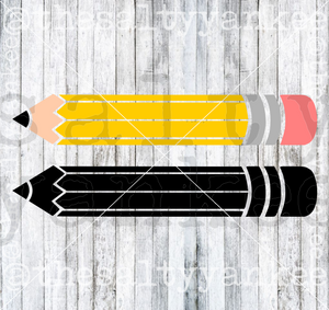Pencil Clipart SVG and PNG File Download