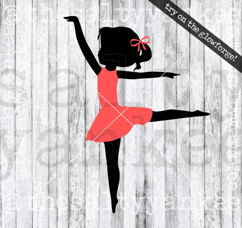 Tiny Dancer Ballerina Girl Svg And Png File Download Downloads