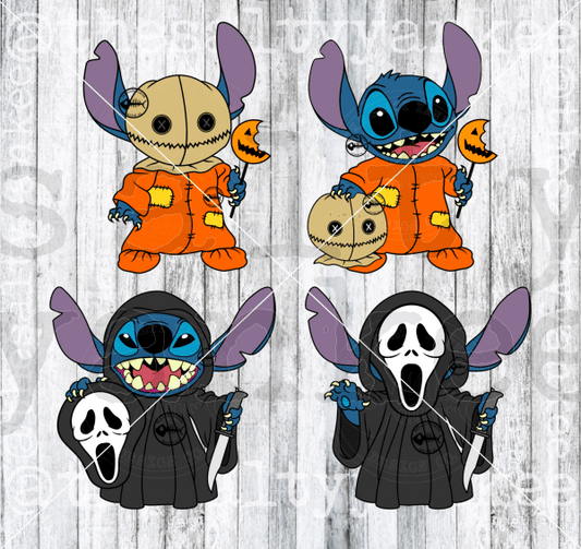 Alien In Halloween Costumes Bundle Svg And Png File Download Downloads