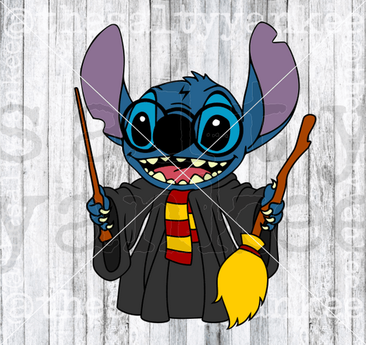 Alien In Wizard Costume Lion House On Svg And Png File Download Downloads