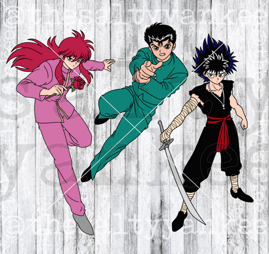 Anime Cast Bundle Svg And Png File Download Downloads