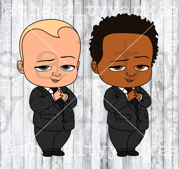 Baby Bosses Layered Svg And Png File Download Downloads