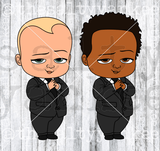 Baby Bosses Layered Svg And Png File Download Downloads