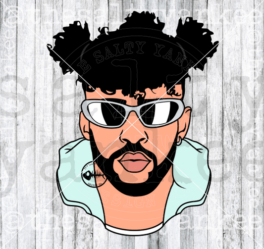Bad Bunny Svg And Png File Download