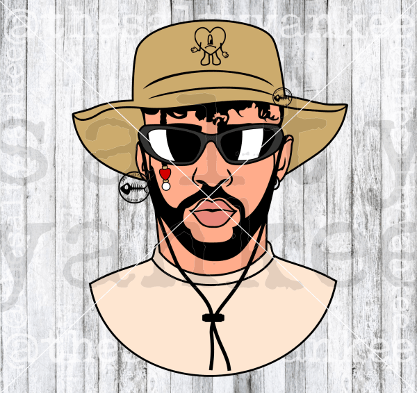 Bad Bunny Svg And Png File Download