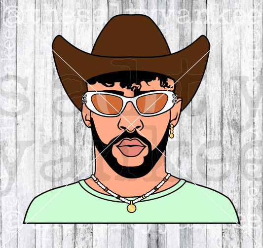 Bad Bunny Svg And Png File Download Downloads