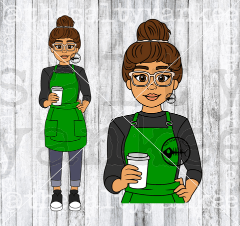Barista Svg And Png File Download Downloads