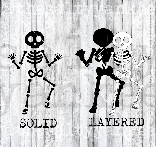 Basic Skeleton Solid And Layered Svg Png File Download Downloads