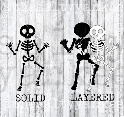 Basic Skeleton Solid And Layered Svg Png File Download Downloads