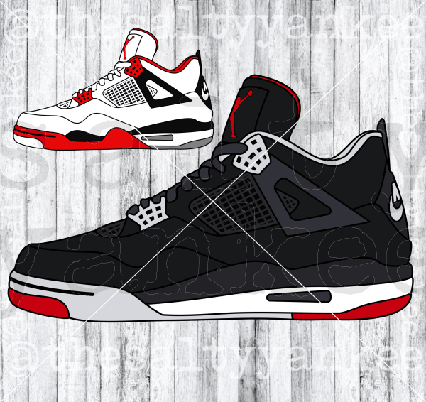 Basketball Sneakers Svg And Png File Download Downloads