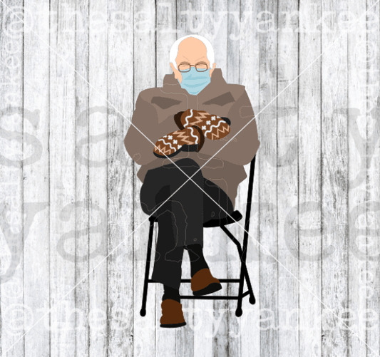 Bernie Sanders Inauguration Meme Minimalist Portrait Svg And Png File Download