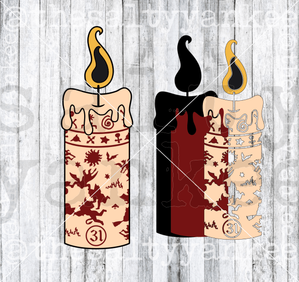 Black Flame Candle SVG and PNG File Download – The Salty Yankee