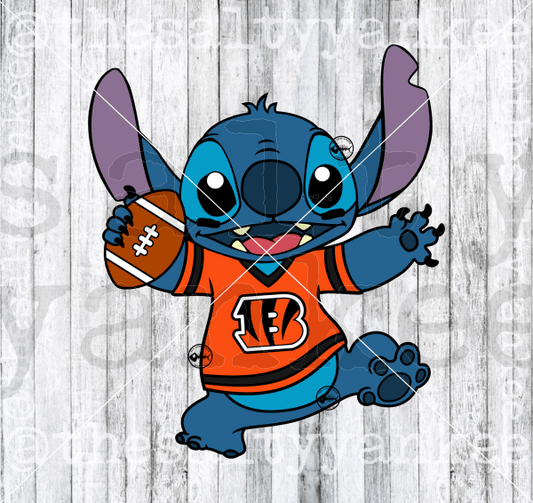 Blue Alien In Team Football Jersey Svg And Png File Download Downloads