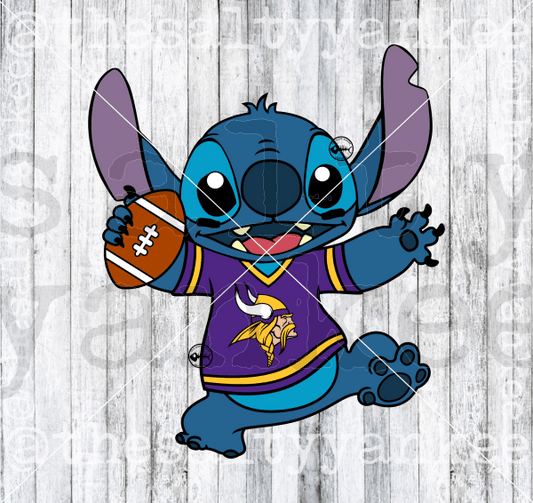 Blue Alien In Team Football Jersey Svg And Png File Download Downloads