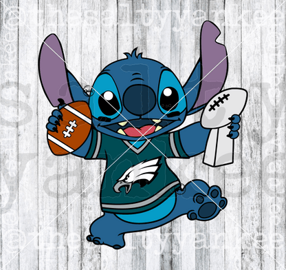 Blue Aliens In Super Bowl Teams Football Jersey Svg And Png File Download Downloads