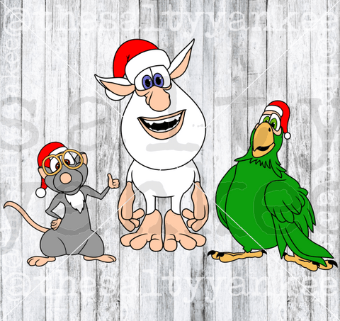 Booba Christmas Svg And Png File Download Downloads