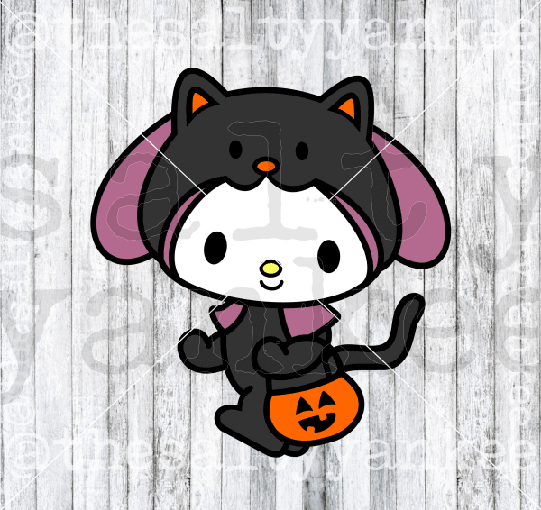 Bundle Of Cute Kitty Friends In Halloween Costume Svg And Png File Download Downloads