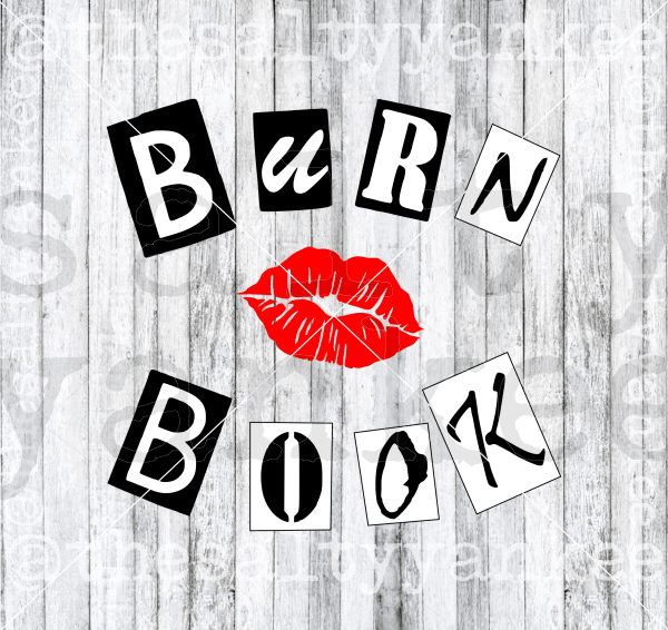 Burn Book Stickers, Unique Designs