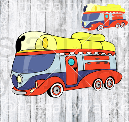 Campy Camper Svg And Png File Download Downloads