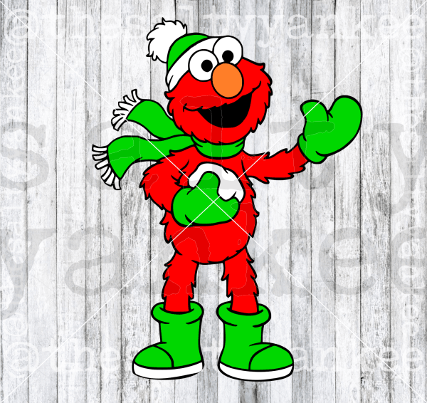 Christmas Puppet Ice Skating Svg And Png File Download Downloads