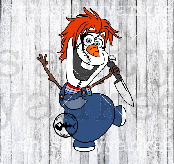 Chucky Snowman Halloween Costume Svg And Png File Download Downloads