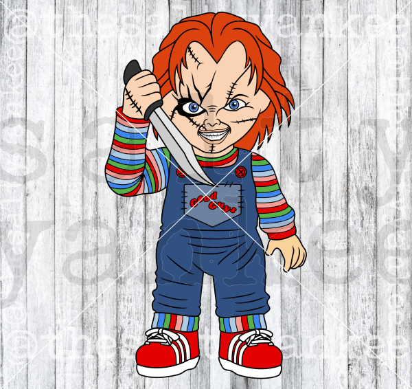 Chucky the Doll Horror Movie Inspired SVG and PNG File Download – The ...