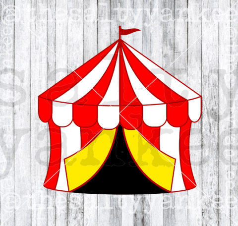 Circus Tent Svg And Png File Download Downloads
