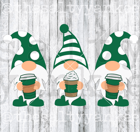 Coffee Shop Gnomes Svg And Png File Download Downloads