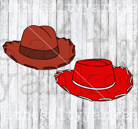 Cowboy And Cowgirl Hat Svg Png File Download Downloads