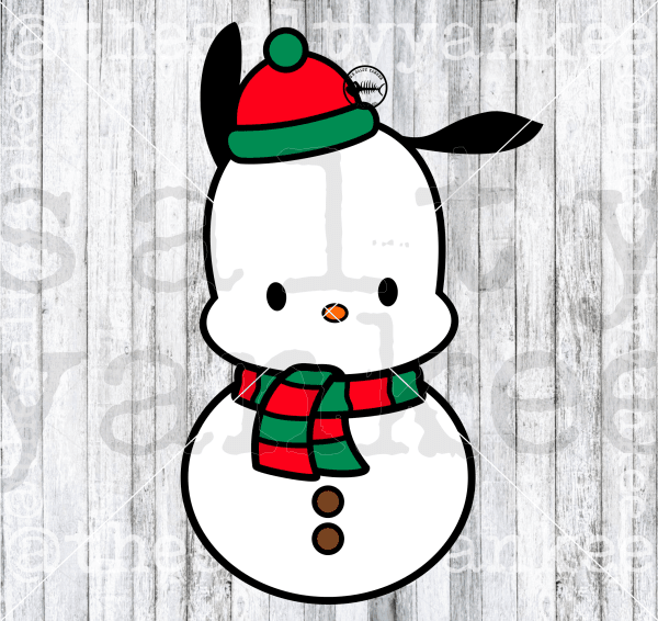 Cute Kitty Friends Snowman Bundle Svg And Png File Download Downloads