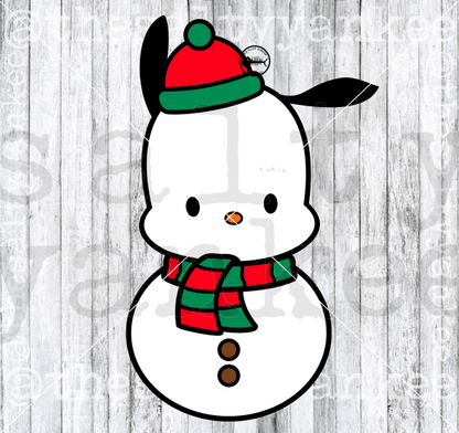 Cute Kitty Friends Snowman Bundle Svg And Png File Download Downloads