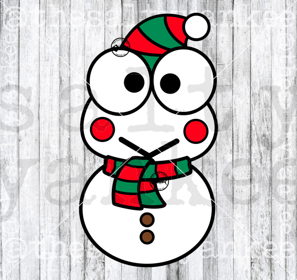 Cute Kitty Friends Snowman Bundle Svg And Png File Download Downloads