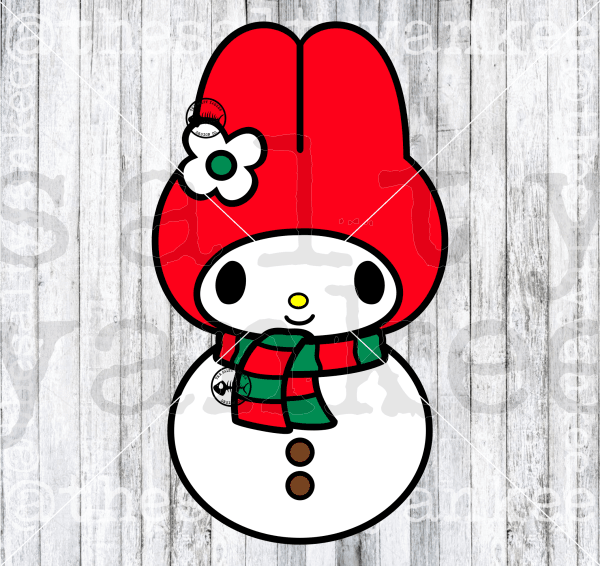 Cute Kitty Friends Snowman Bundle Svg And Png File Download Downloads