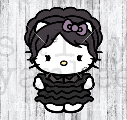 Cute Kitty Wednesday Full Bundle Svg And Png File Download Downloads