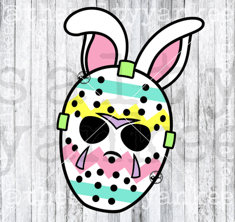 Easter Horror Mask Svg And Png File Download Downloads