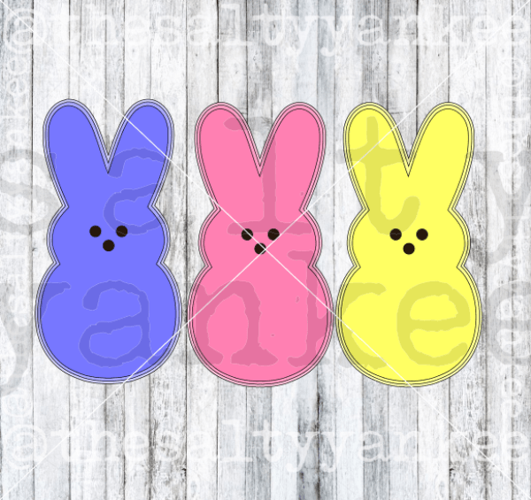 Easter Peeps Layered Svg And Png File Download